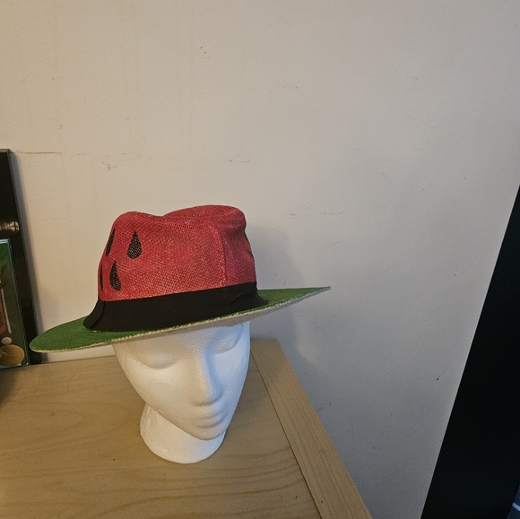 Watermelon painted one hat - Picture 4 of 4